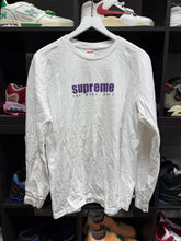 Load image into Gallery viewer, Supreme Long Sleeve White Sz L
