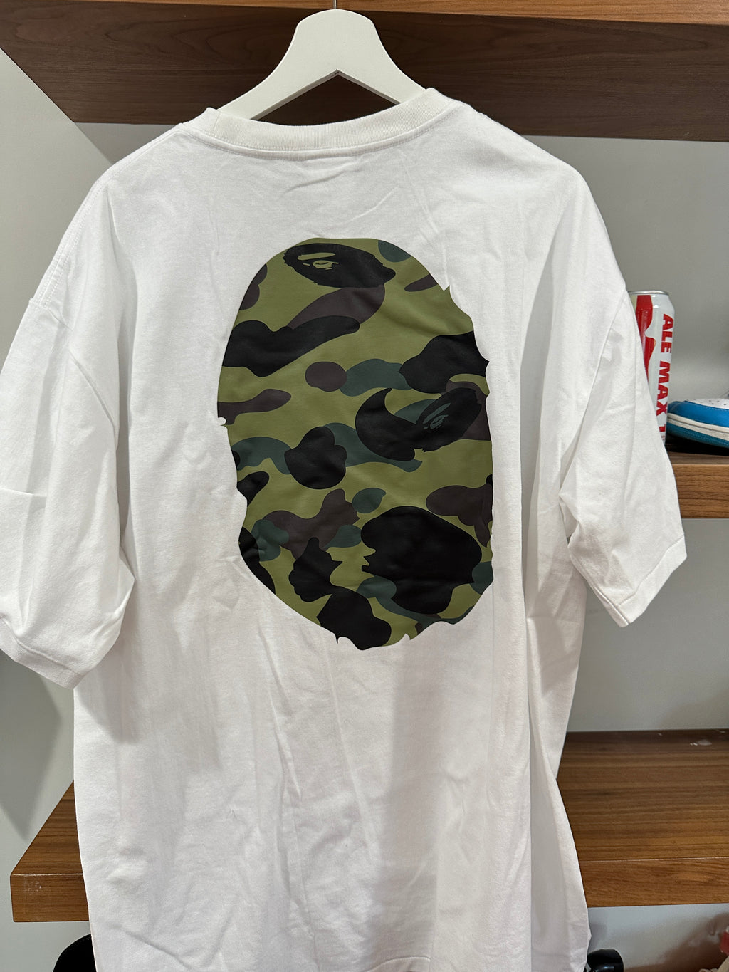 Bape Tee White Sz XXL