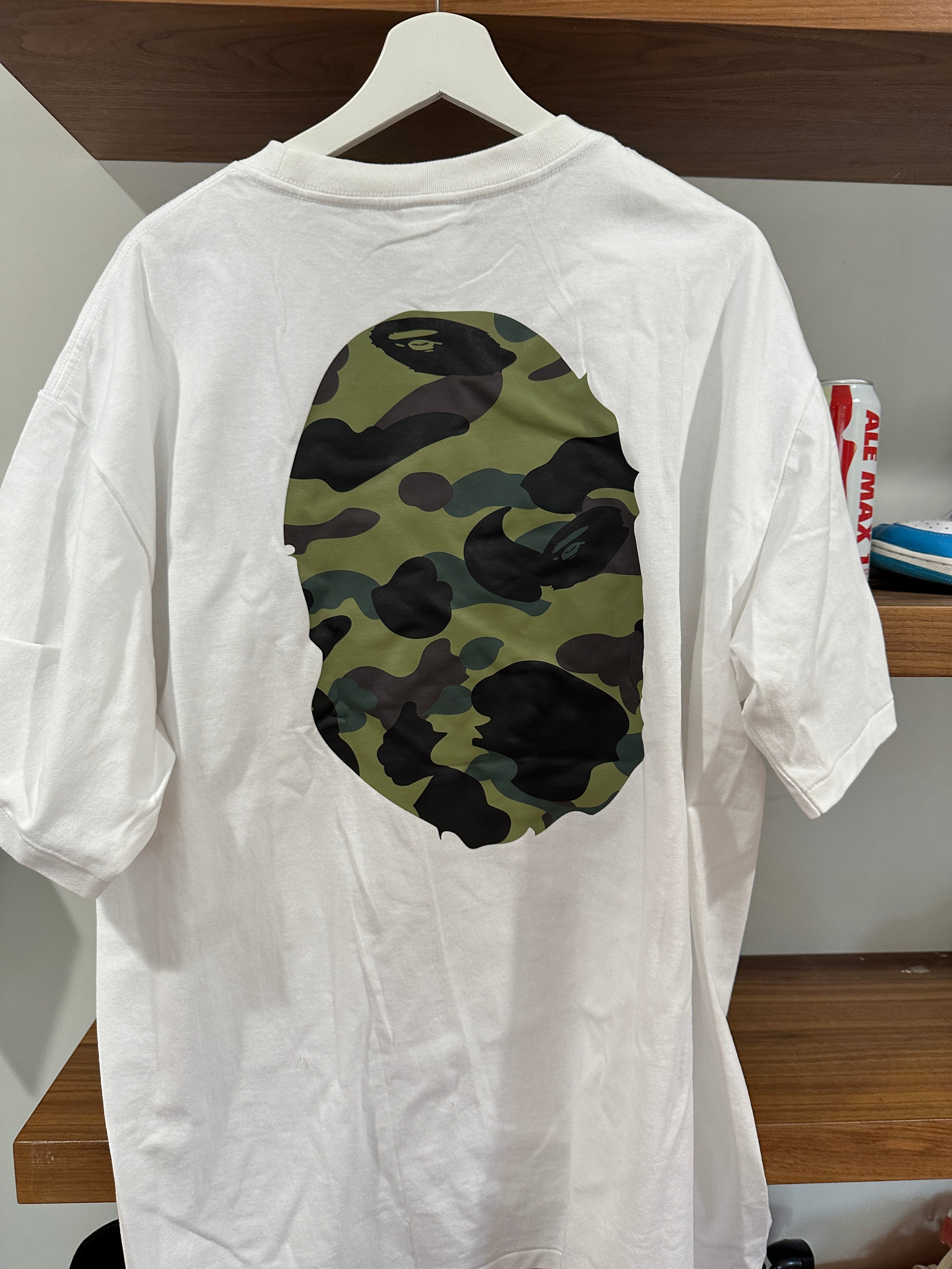 Bape Tee White Sz XXL