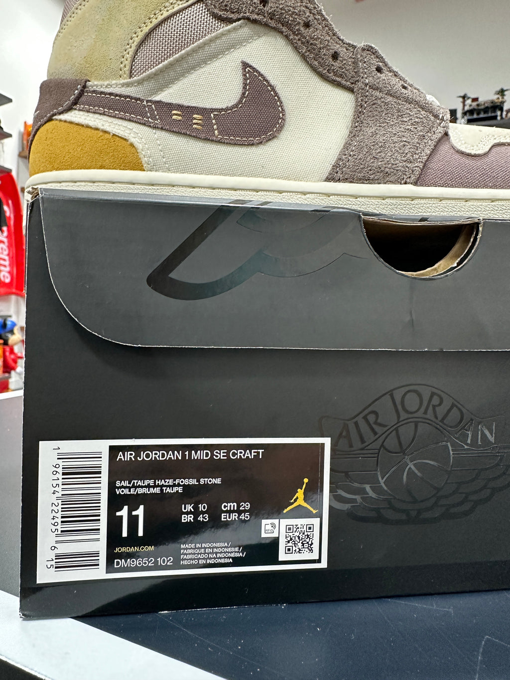 Jordan 1 Mid Craft Sz 11