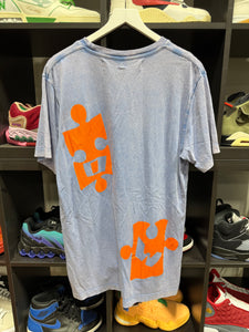 Off White T-Shirt Puzzle Piece Sz L