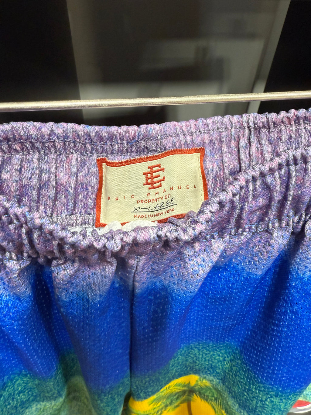 Eric Emanuel Shorts Palm Trees Sz XL