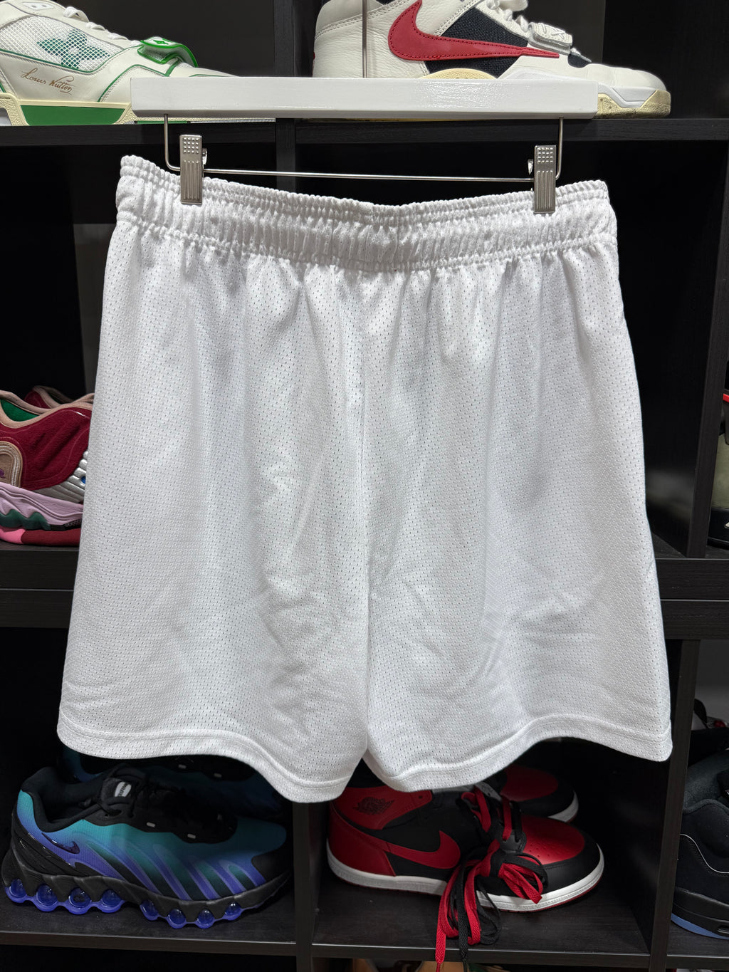 Eric Emanuel Shorts White/Burgundy Sz XL