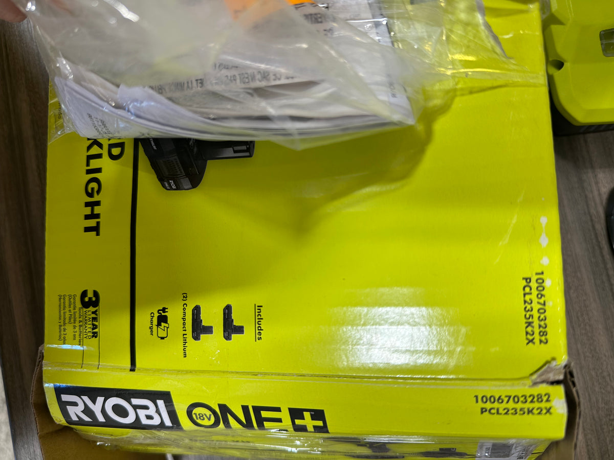 RYOBI ONE+ 18V Lithium-Ion 1/4-inch Impact Driver Kit (Model PCL235K2X)