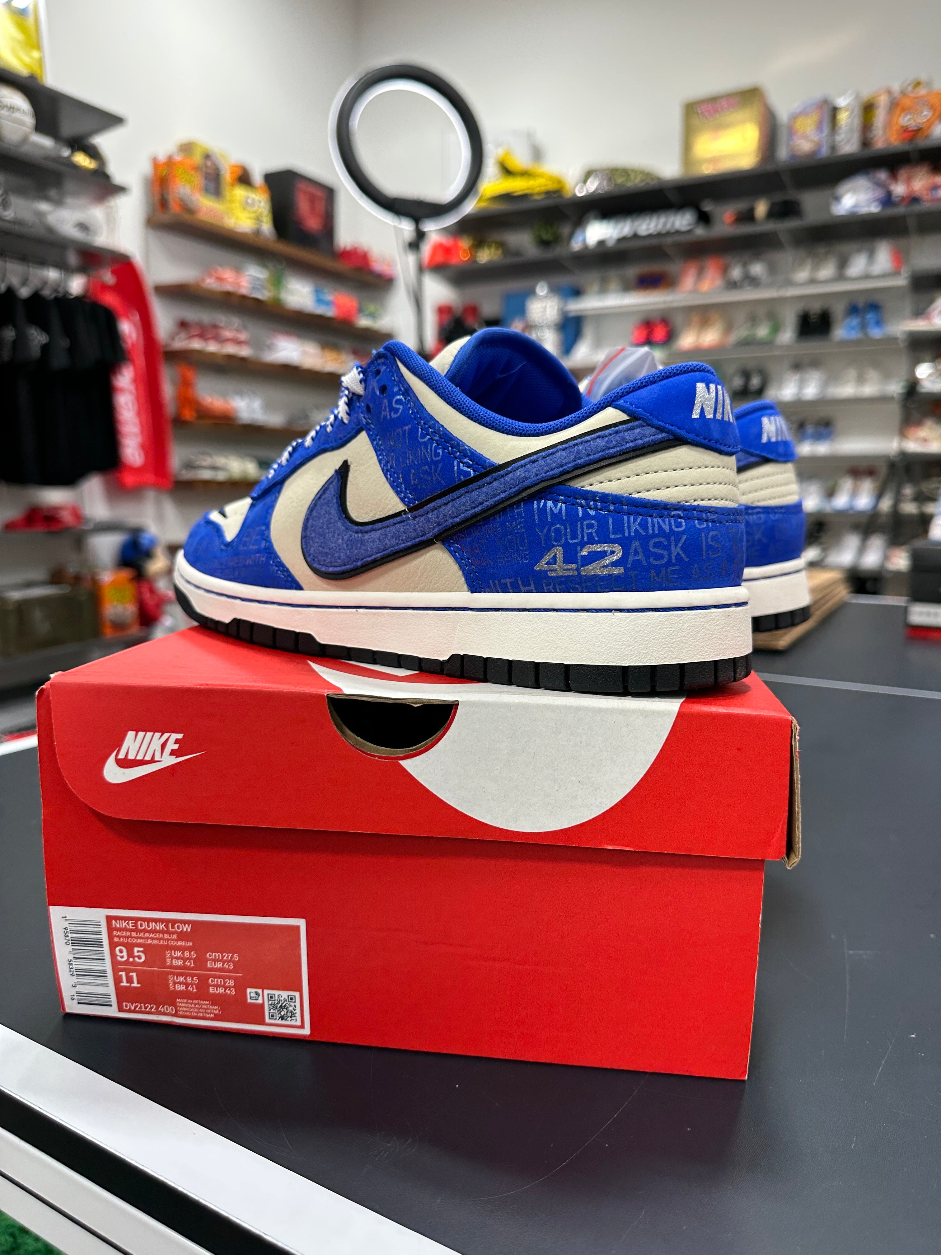 Nike Dunk Low Jackie Robinson Sz 9.5