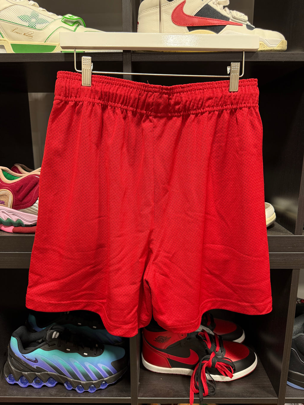 Eric Emanuel Shorts Red/Green Sz XL