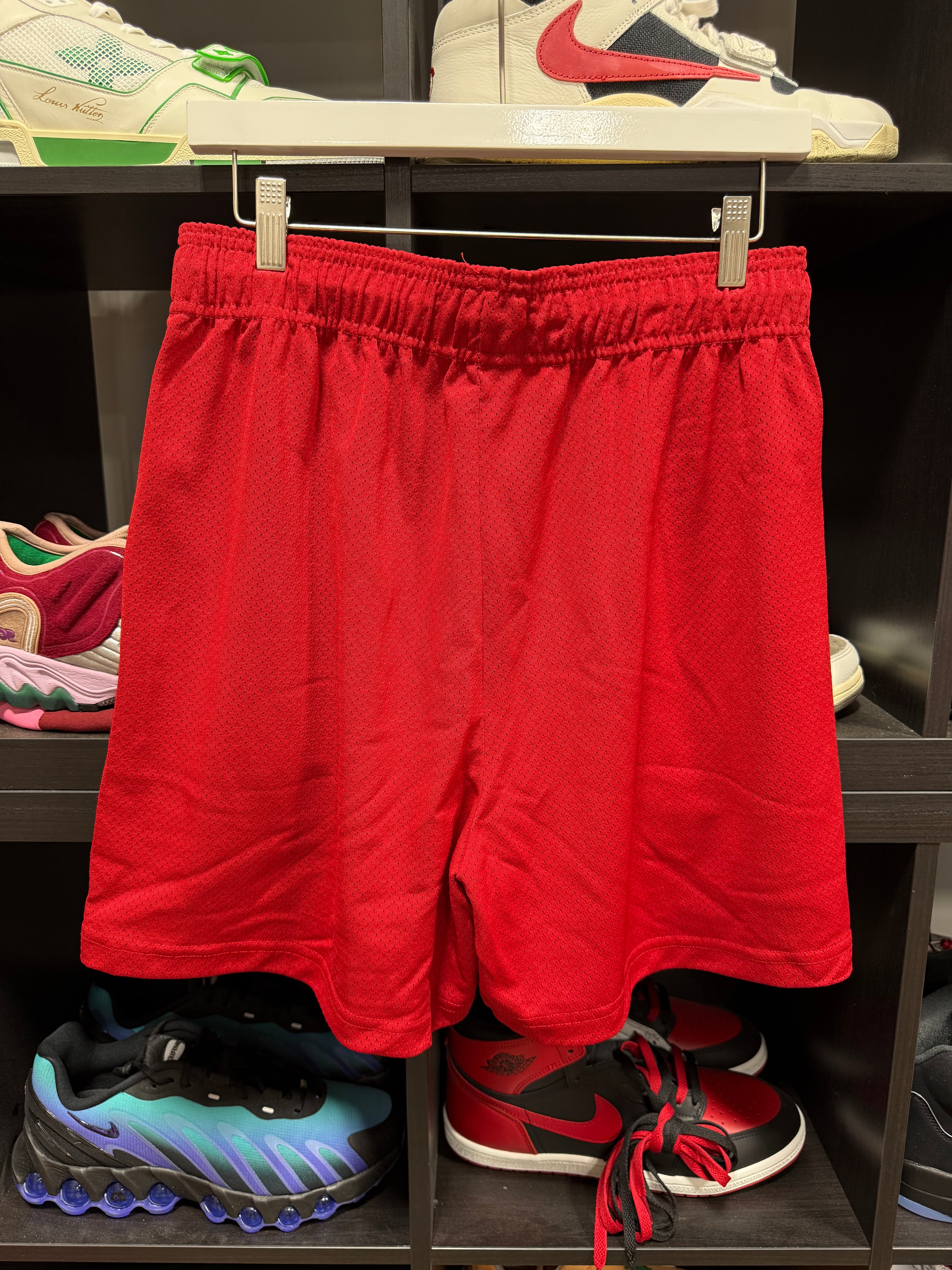 Eric Emanuel Shorts Red/Green Sz XL
