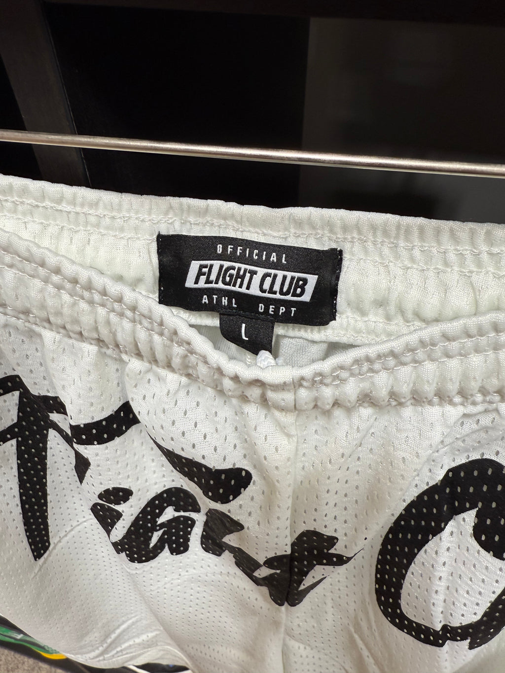 Flight Club Shorts White Sz L