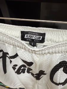 Flight Club Shorts White Sz L
