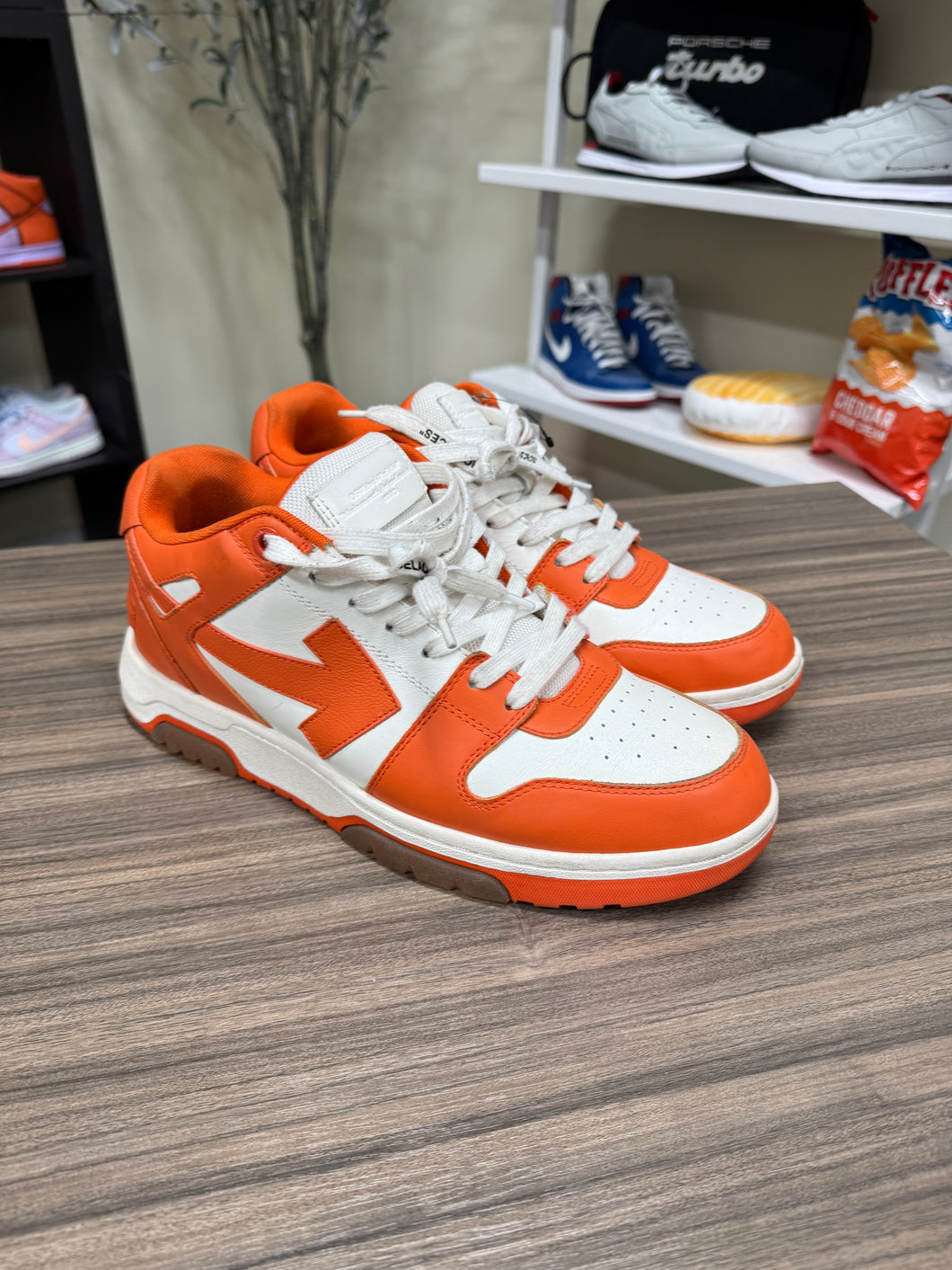 Off White Out OF Office Sneaker Orange Sz 12 (46)