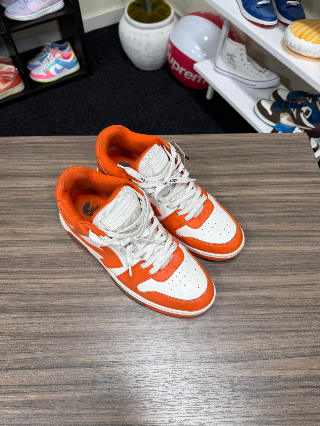 Off White Out OF Office Sneaker Orange Sz 12 (46)