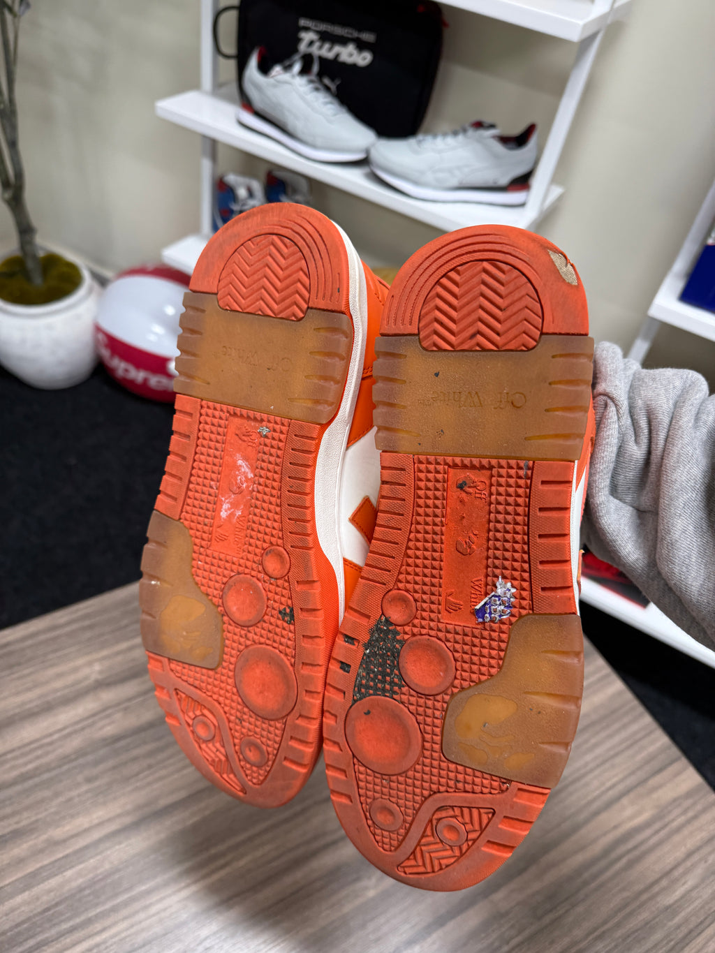 Off White Out OF Office Sneaker Orange Sz 12 (46)
