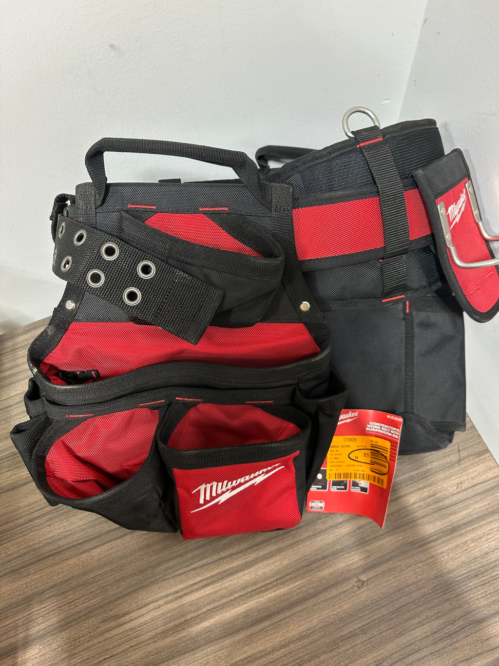 NEW Milwaukee Contractor Tool Belt (Model 48-22-8120) Missing Shoulder Strap