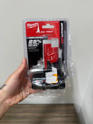 Milwaukee M12 REDLITHIUM HIGH OUTPUT XC5.0 12V Lithium-Ion Battery Pack (Model 48-11-2450)