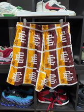 Load image into Gallery viewer, Eric Emanuel Shorts Yellow/Burgundy/Multi E Sz XL
