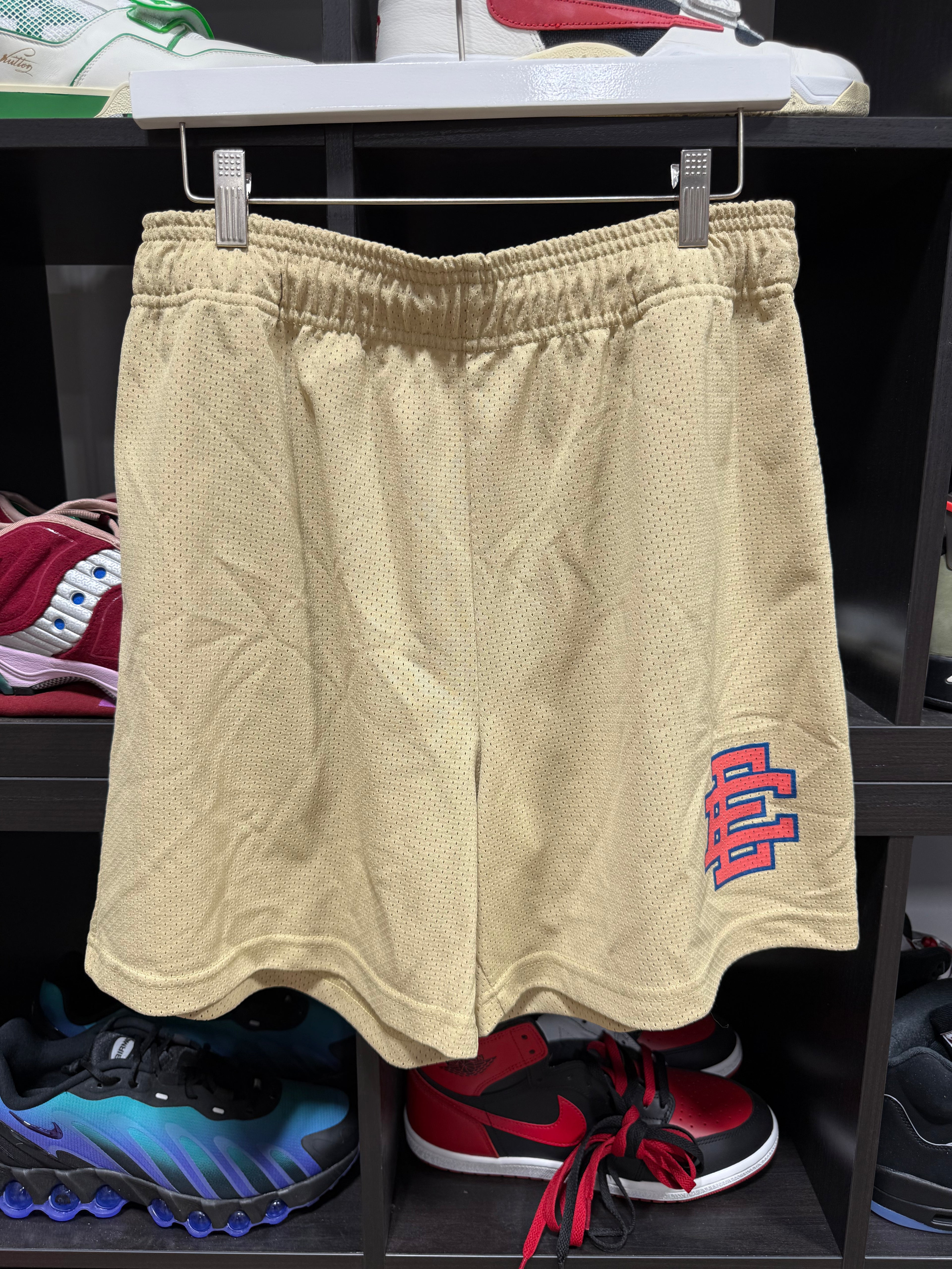Eric Emanuel Shorts Gold/Red Sz XL