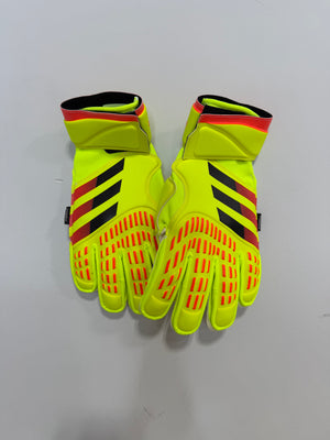 Adidas Predator Goalkeeper Gloves Match Fingersave Sz 10