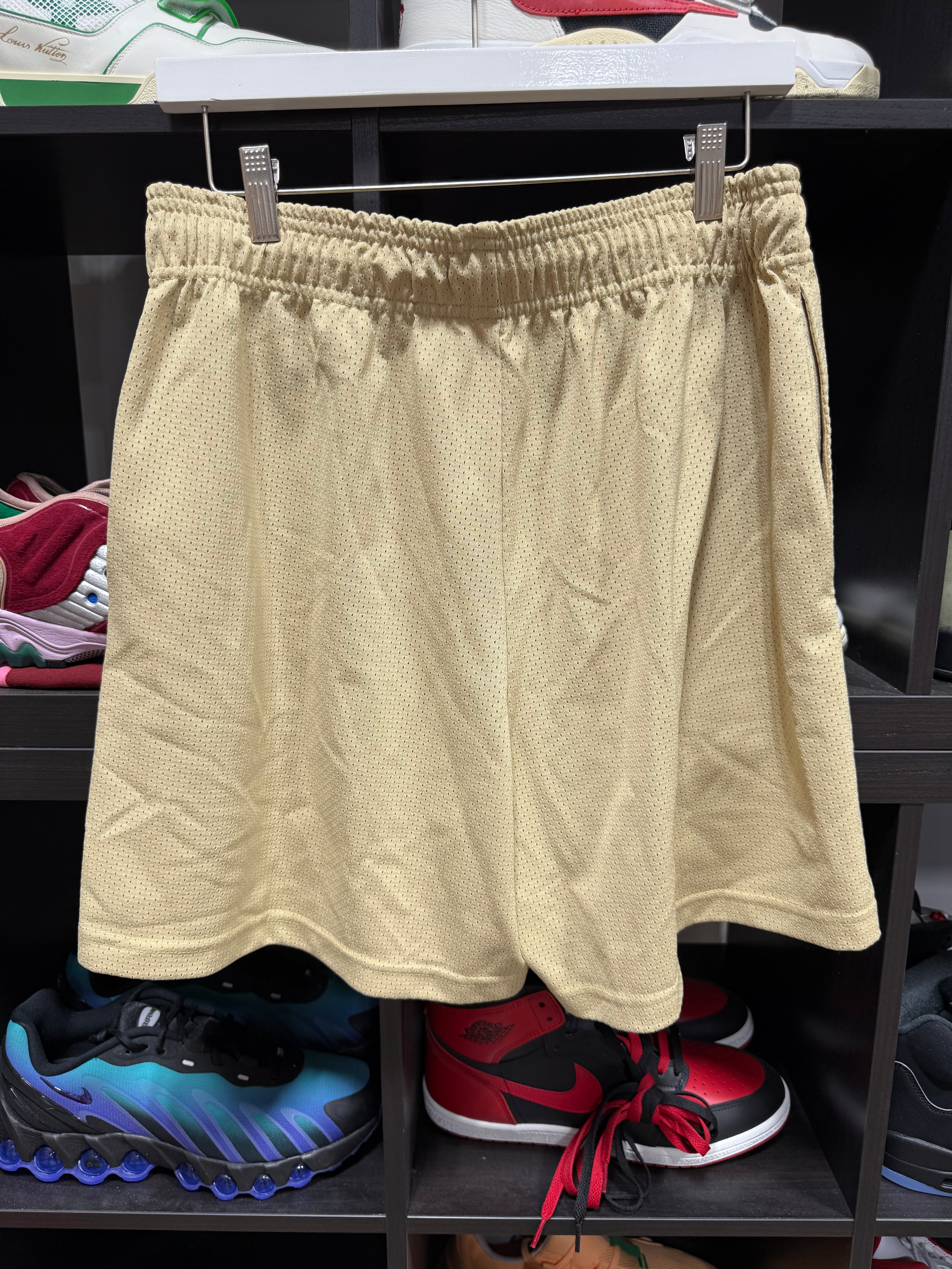Eric Emanuel Shorts Gold/Red Sz XL