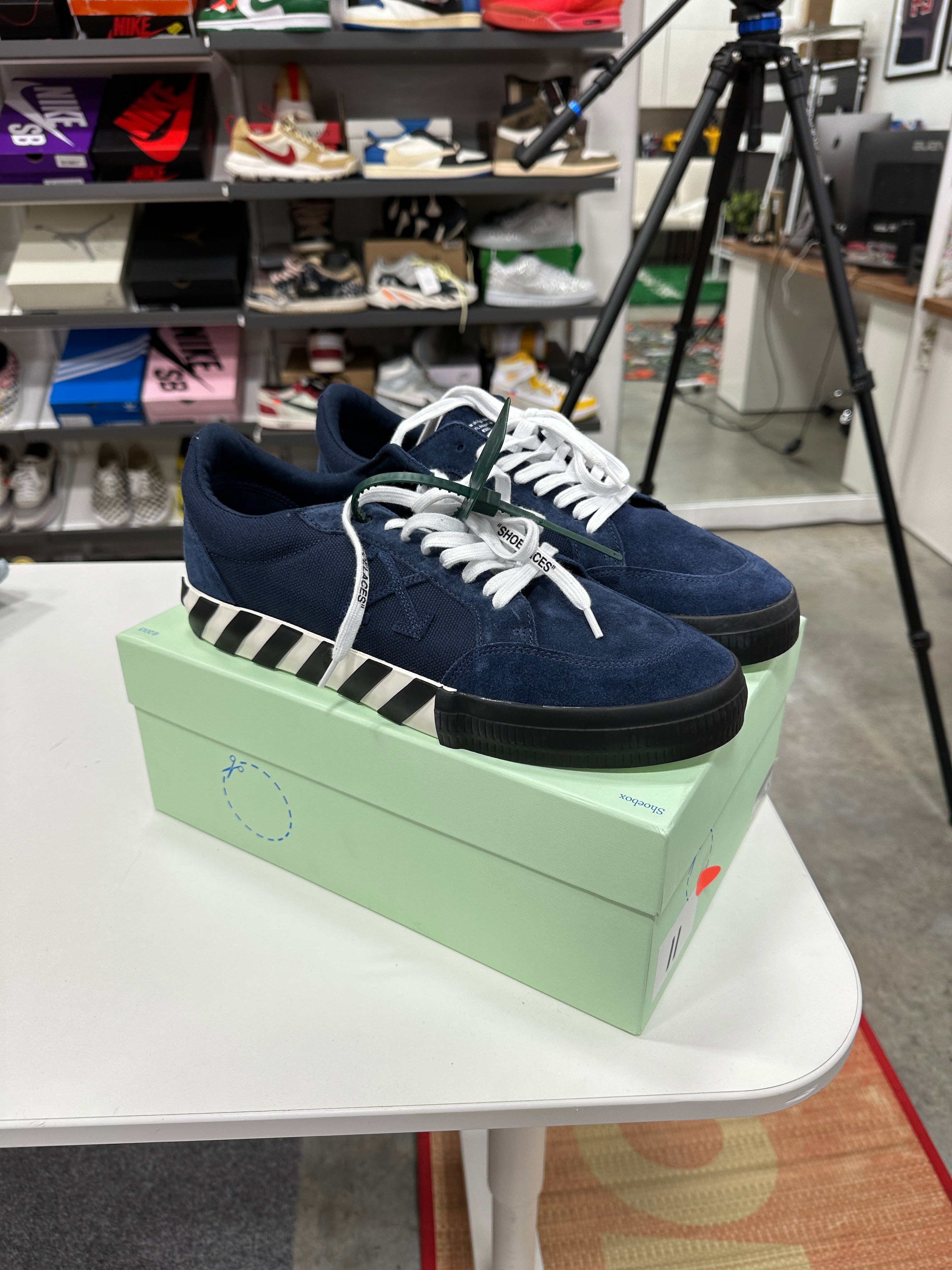 Off White Vulc Navy Sz 46