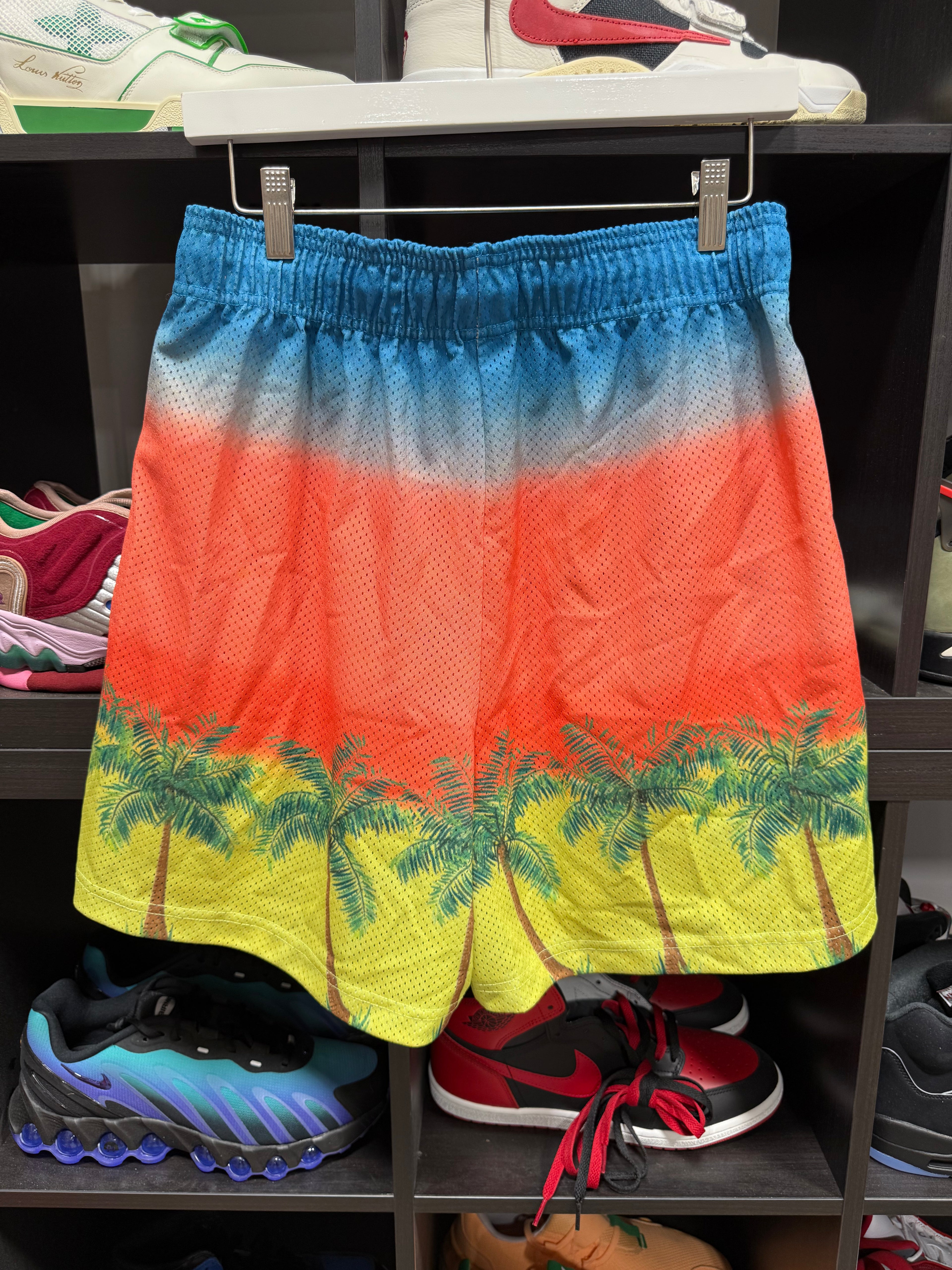 Eric Emanuel Shorts Palm Tree Sunset Sz XL