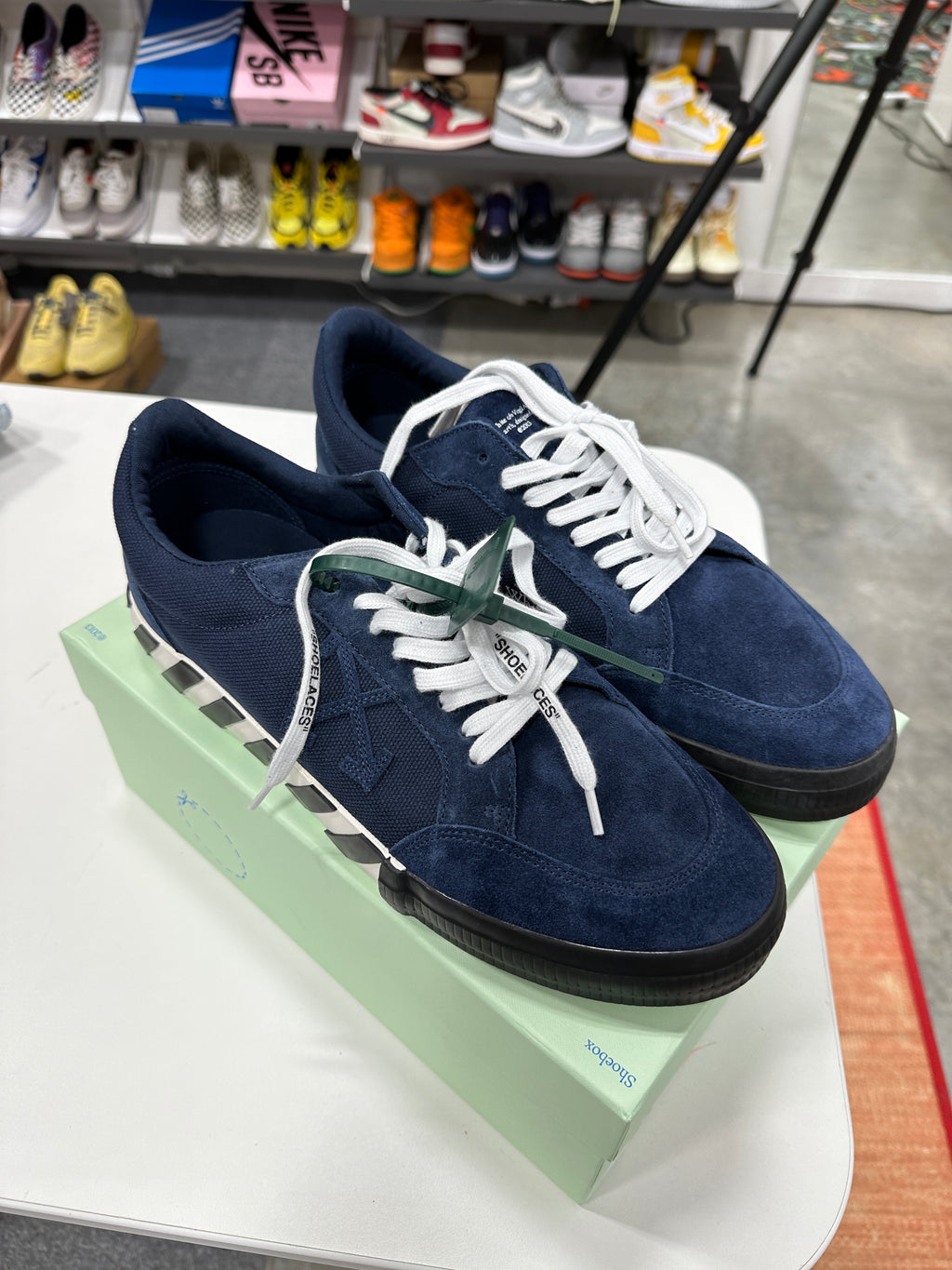 Off White Vulc Navy Sz 46