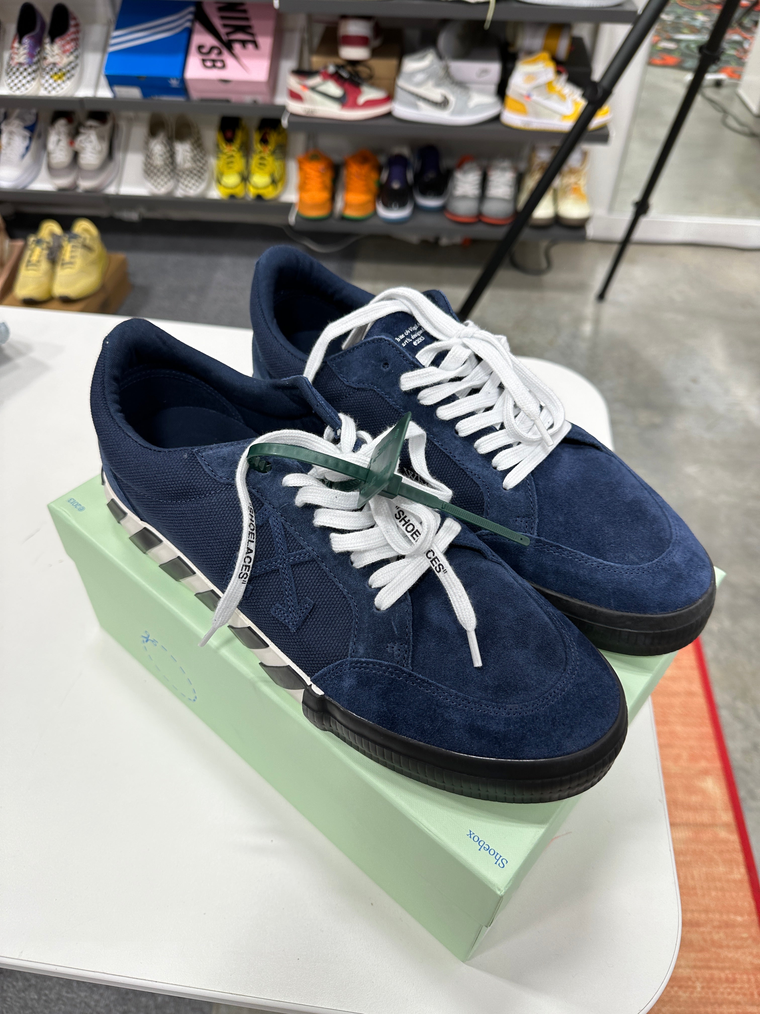 Off White Vulc Navy Sz 46
