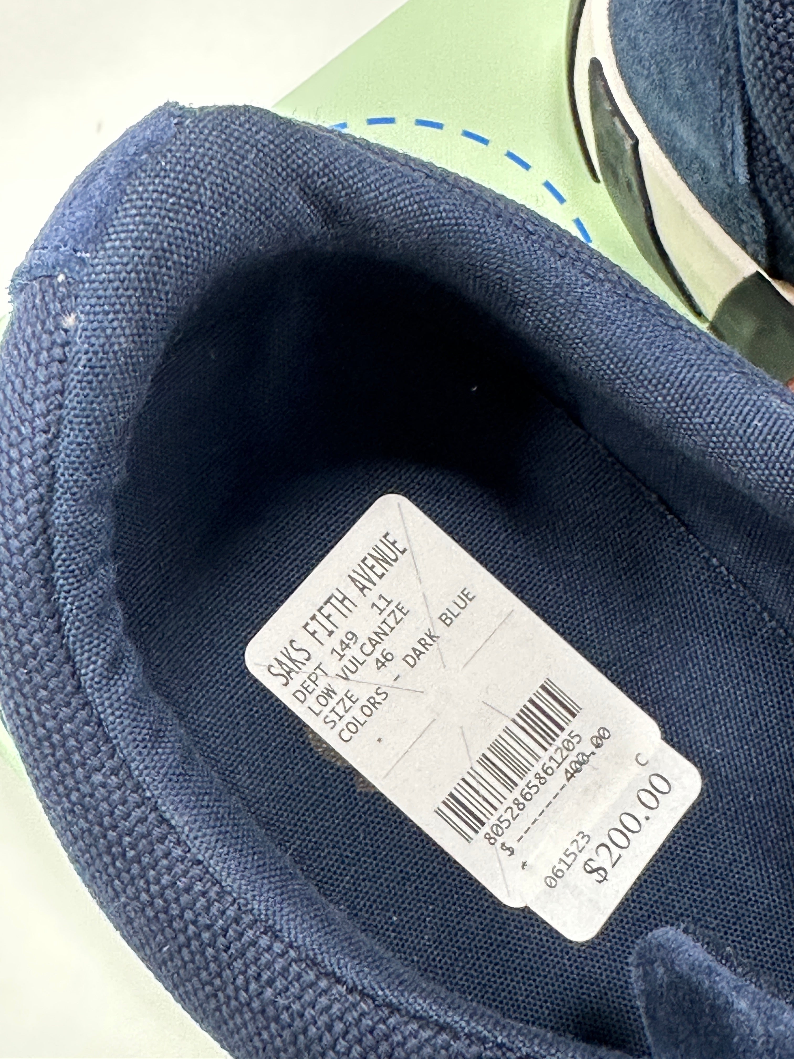 Off White Vulc Navy Sz 46