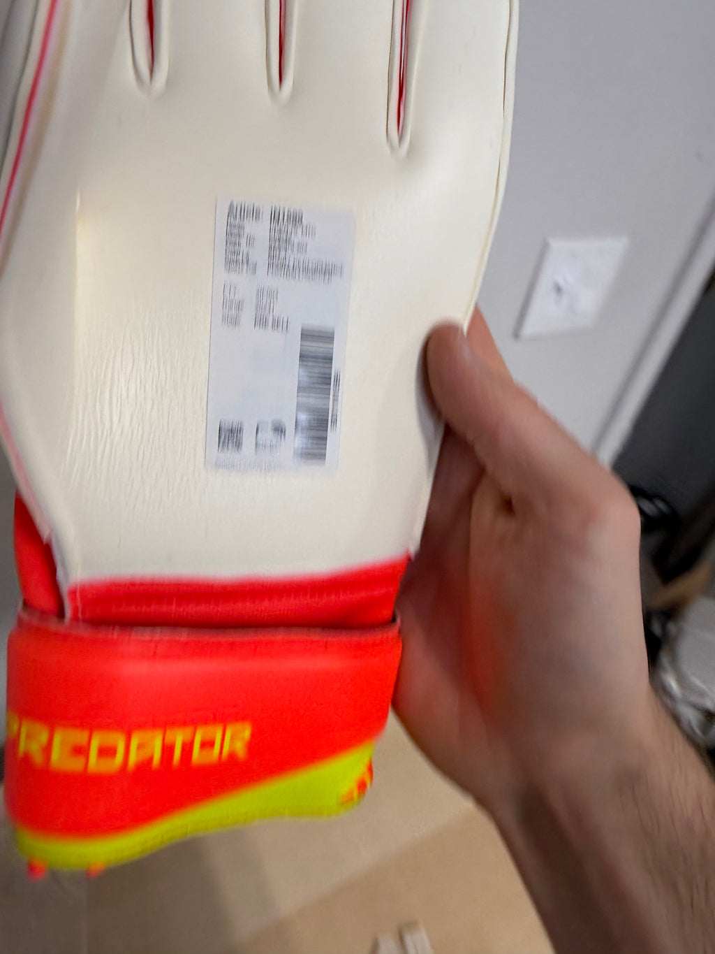 Adidas Predator Goalkeeper Gloves Match Sz 10