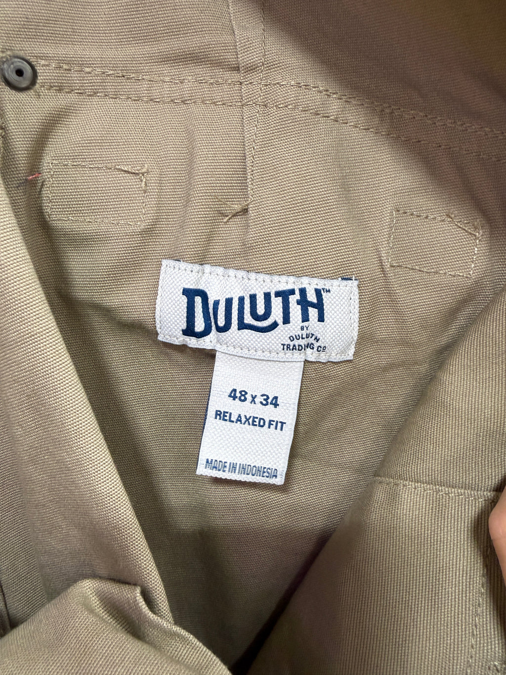 Duluth Trading Co. relaxed fit workwear pants men's sz 48x34