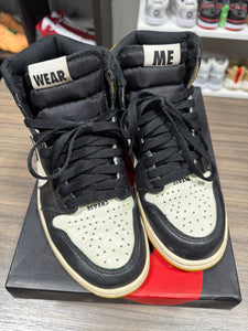 Jordan 1 High Not For Resale Yellow Sz 5.5 Rep Box