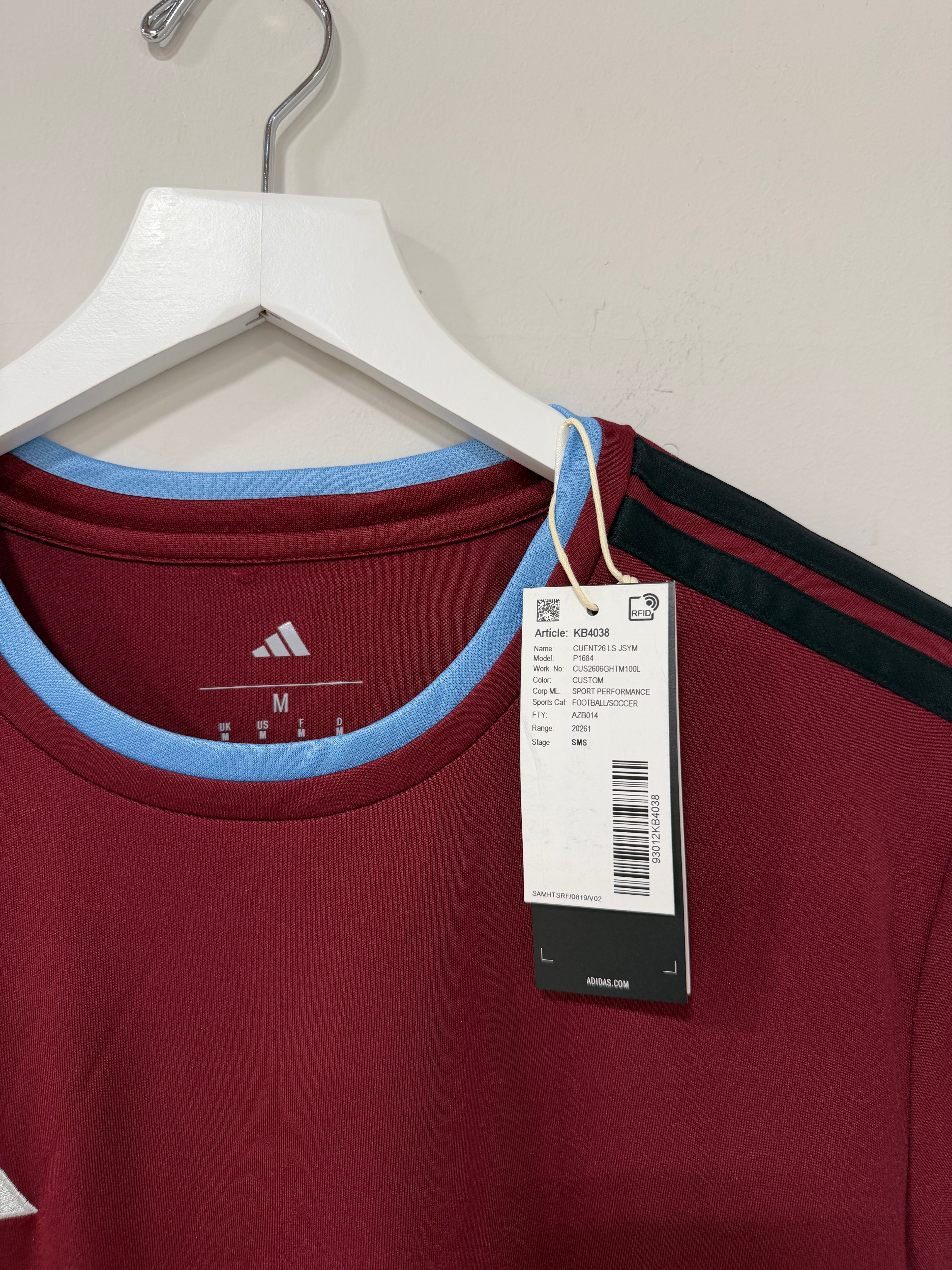 Adidas Cuent26 Longsleeve Jersey Mens Sz M