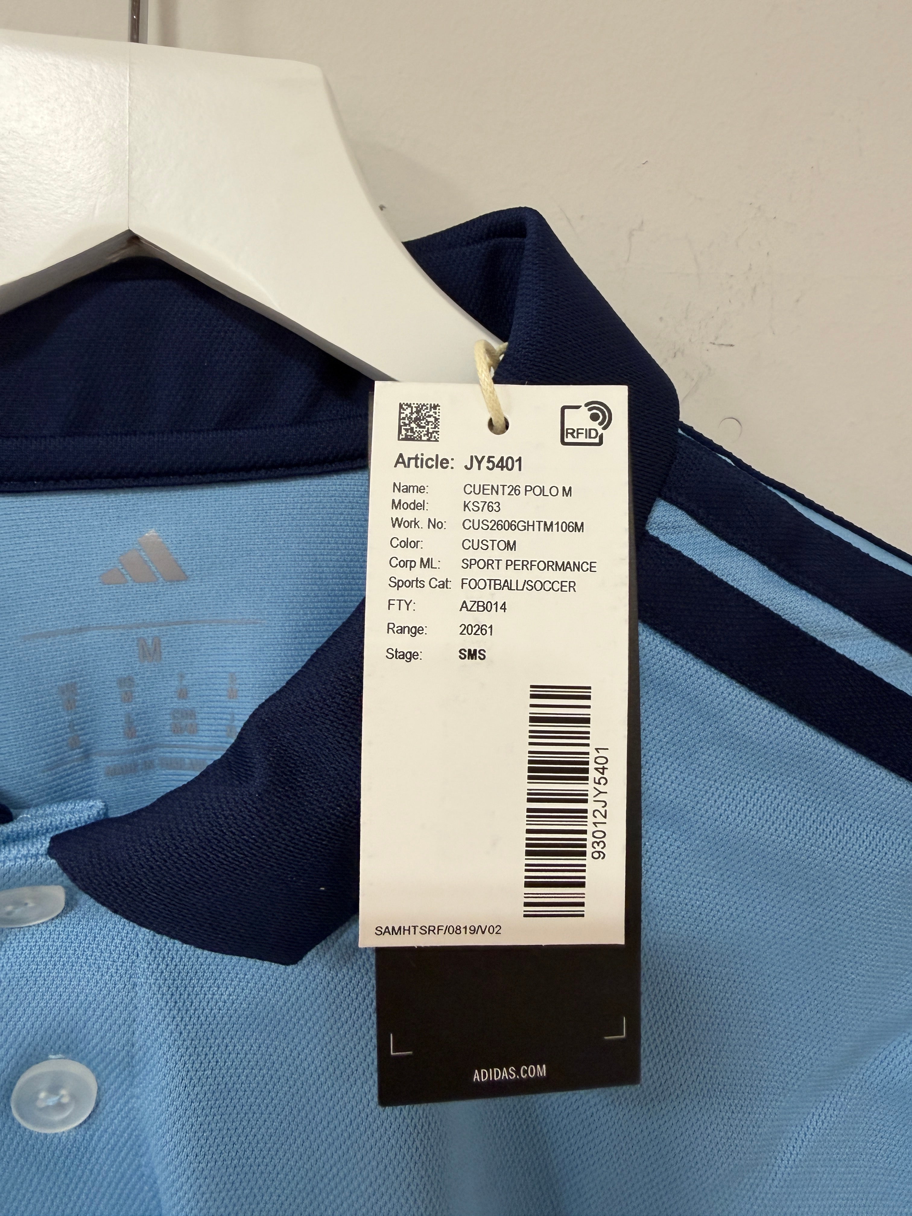 Adidas Cuent26 Polo Mens Sz M