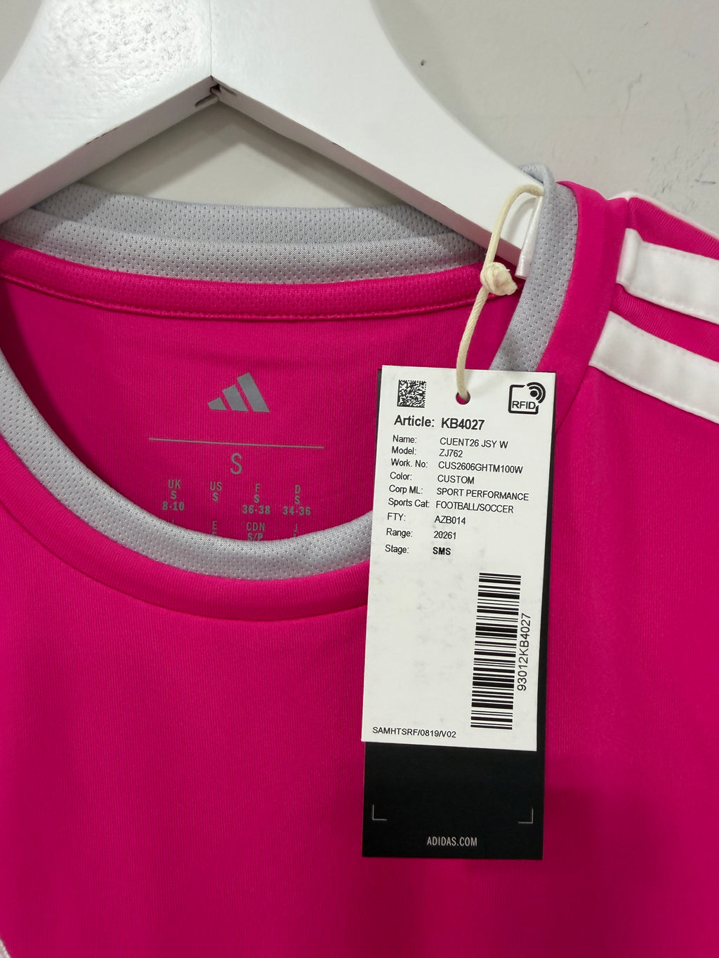 Adidas Cuent26 Jersey Womens Sz S