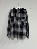 No Boundaries hooded flannel shirt men's sz M