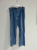 Wrangler Authentics flex-waist medium-blue denim jeans sz 38x32