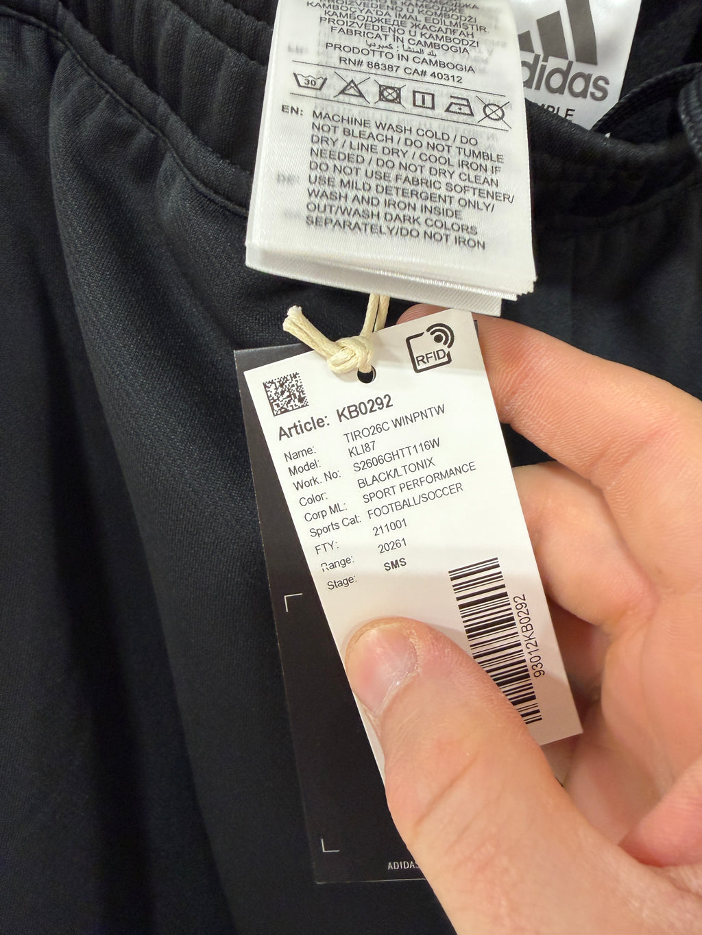 adidas Women's Tiro 26 Wind pants Sz S