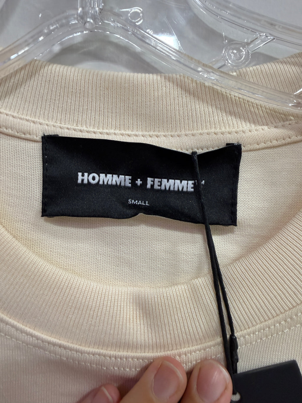 Homme Femme Call Now Tee Sz S