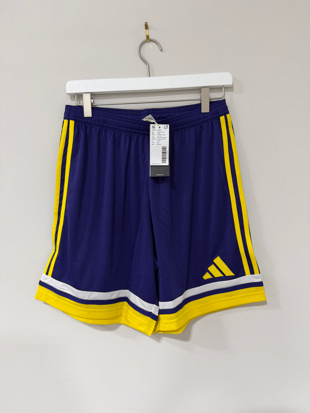 Adidas Custom Shorts Men's Sz M Lakers Colo