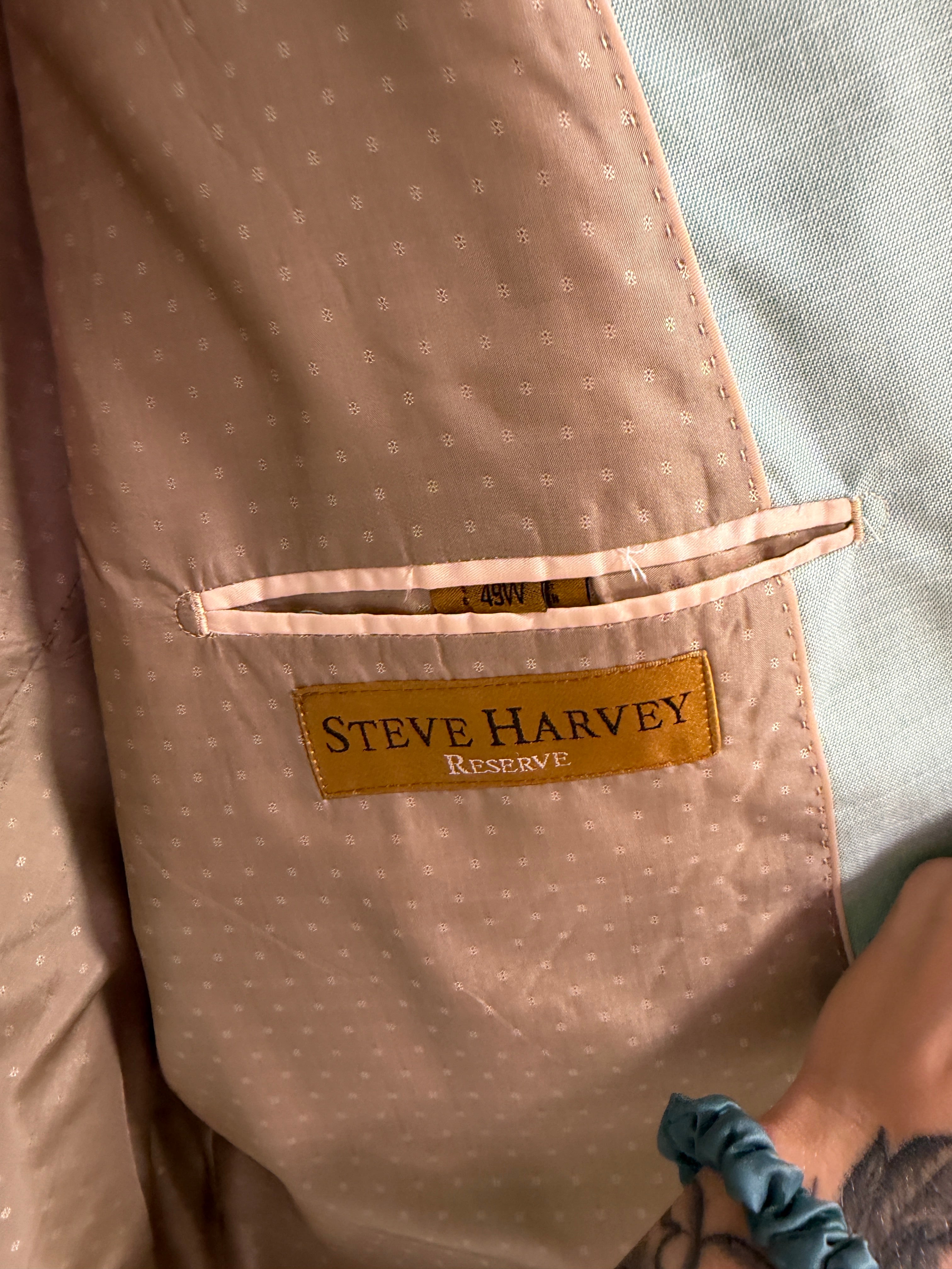 Steve Harvey Reserve two piece men's suit sz 54L / 49W