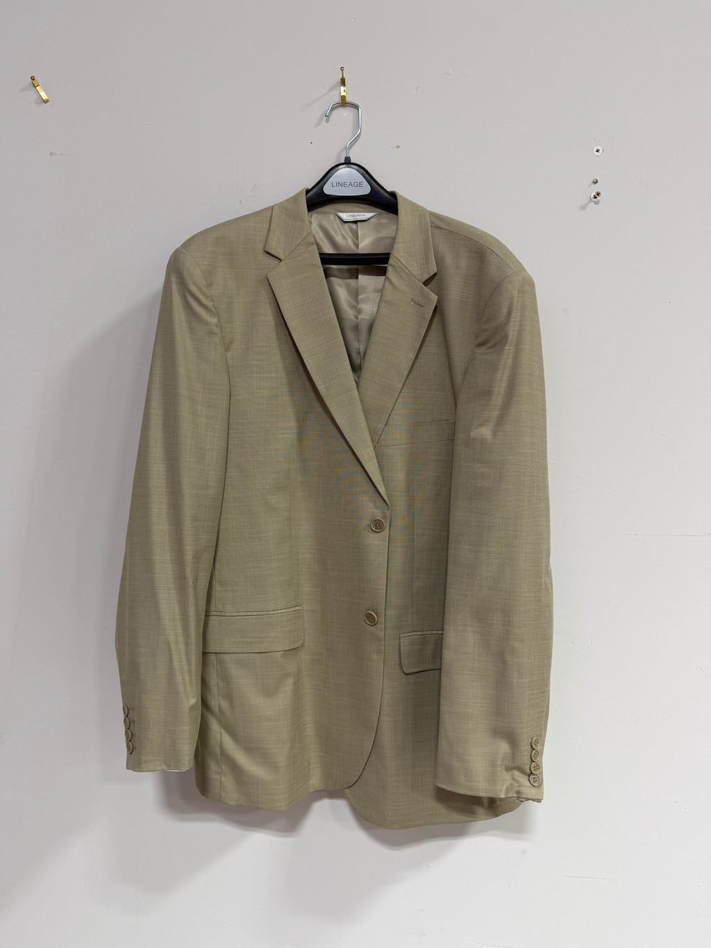 Lineage light tan men's blazer sz 46L