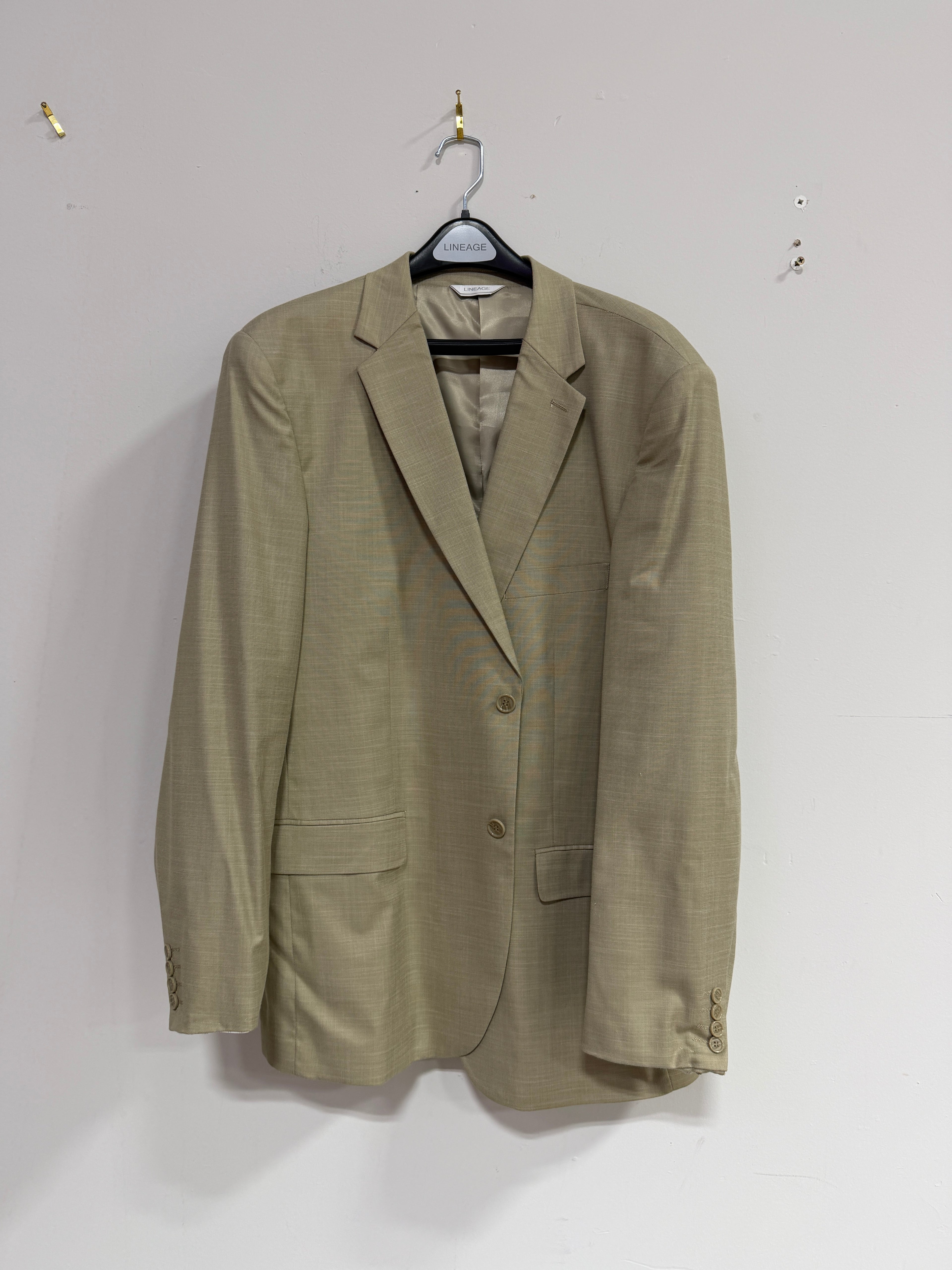 Lineage light tan men's blazer sz 46L