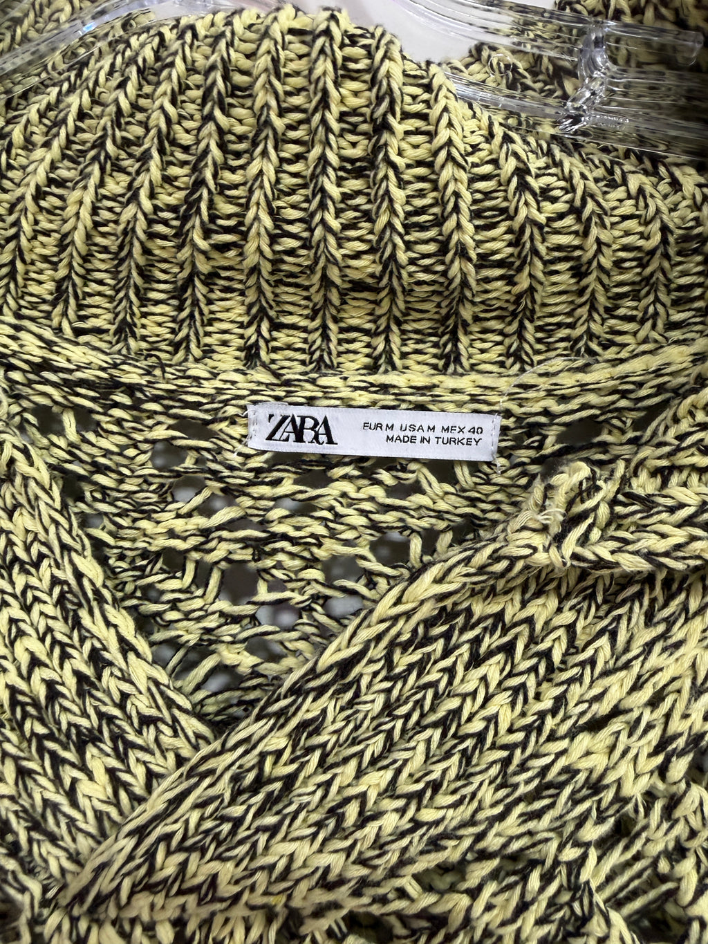 Zara polo sweater women's sz M