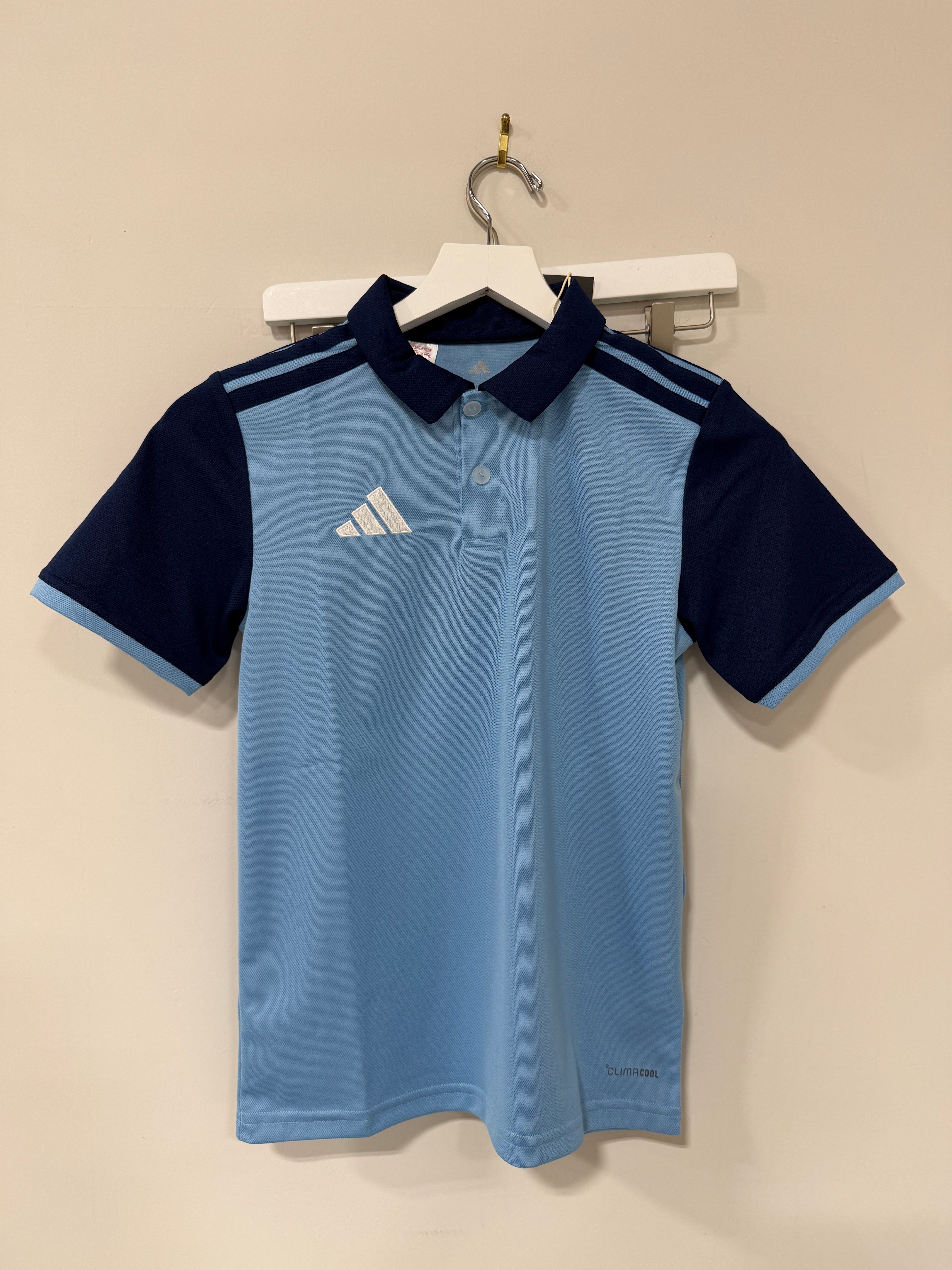 Adidas Custom Entrada 26 Polo Youth Blue
