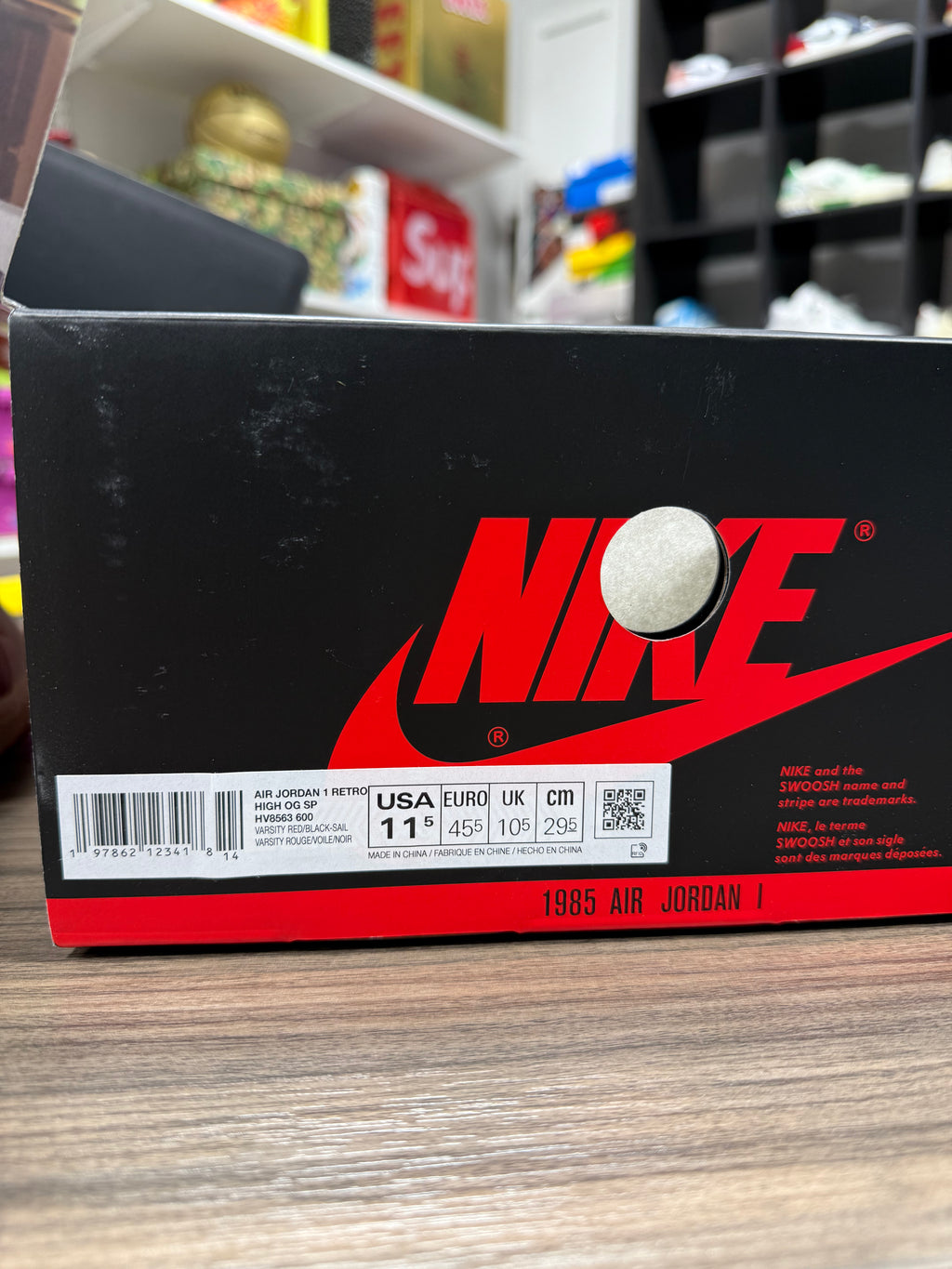 Jordan 1 x Union Shadow Sz 11.5