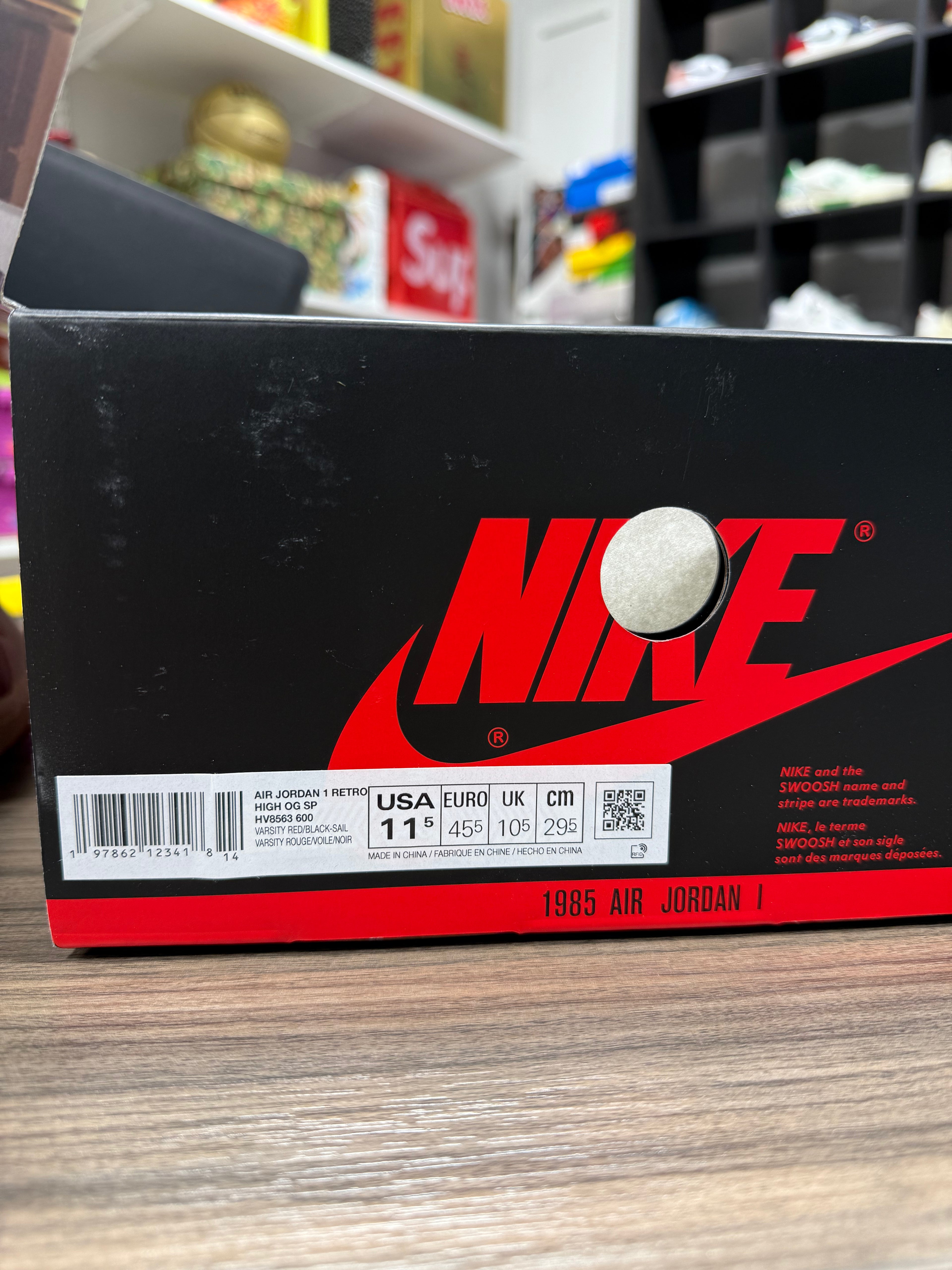 Jordan 1 x Union Shadow Sz 11.5