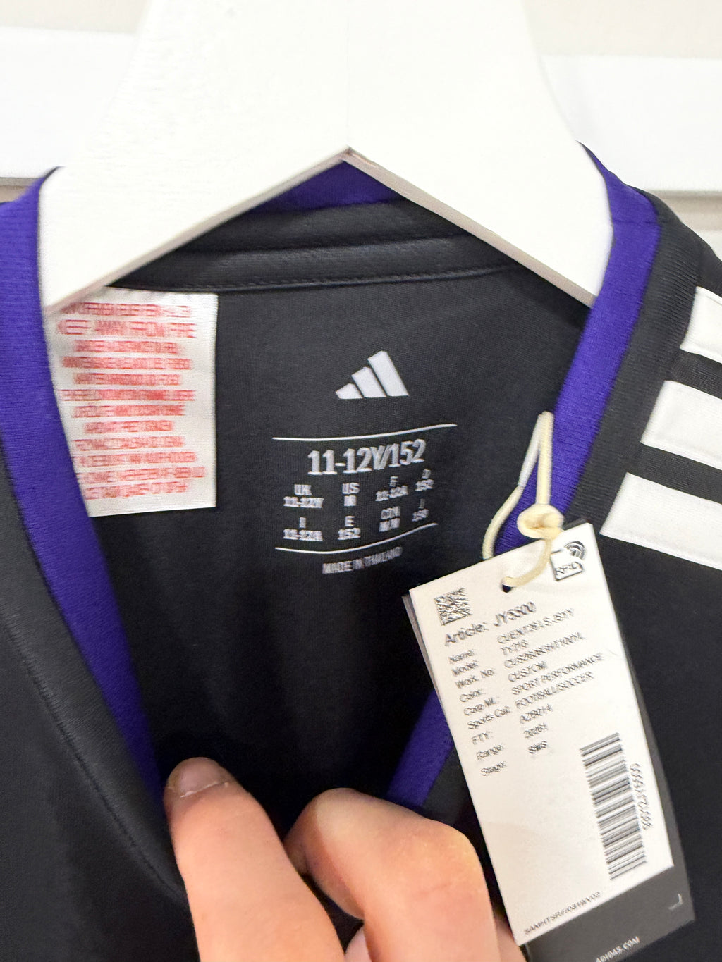 Adidas Custom Entrada 26 Long Sleeve Jersey Youth