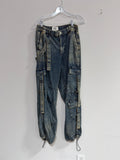 BDG Urban Outfitters Strappy Denim Cargo Pants women's Sz 29W