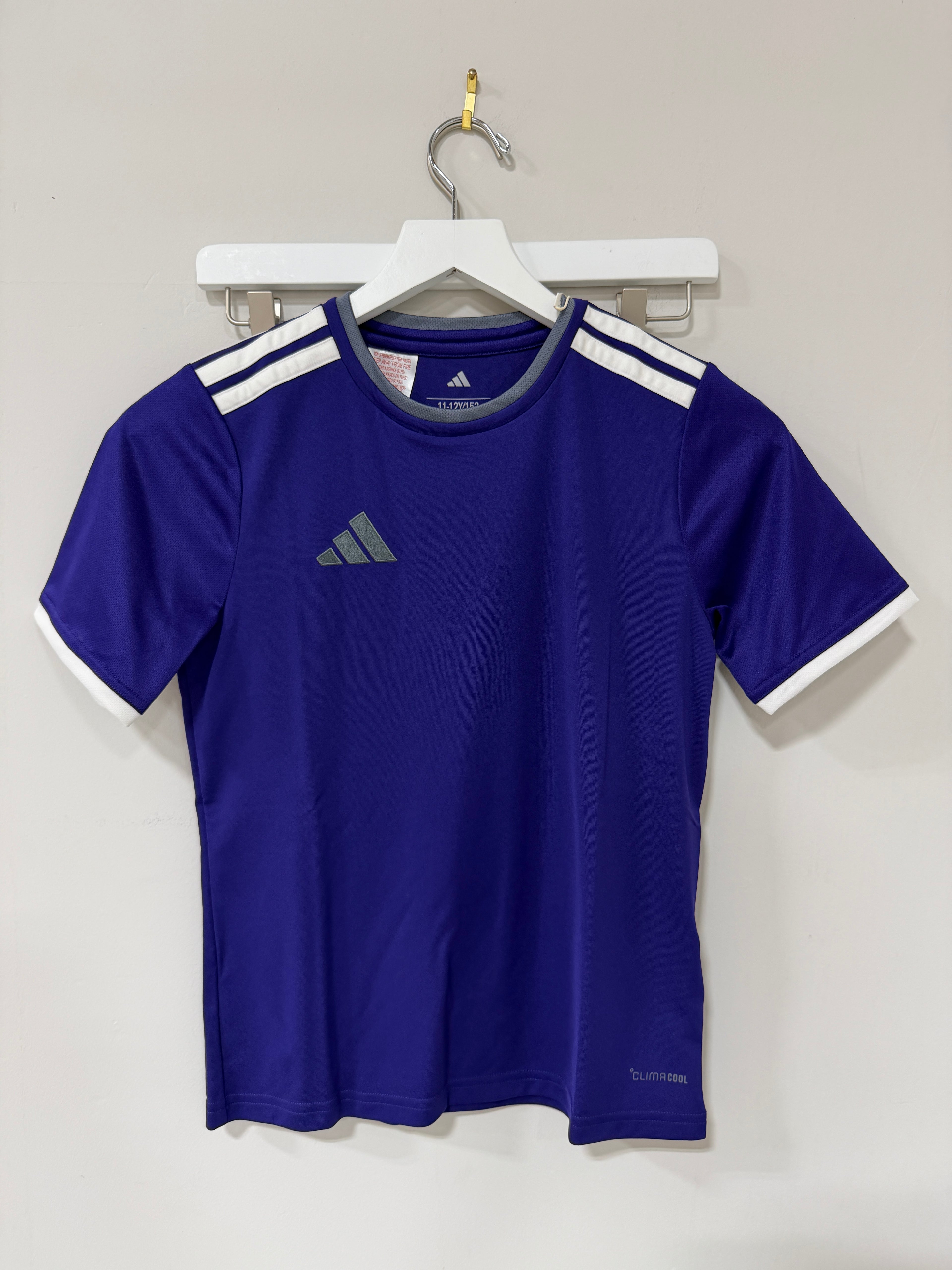 Adidas Custom Entrada 26 Jersey Youth Purple/Gray/White