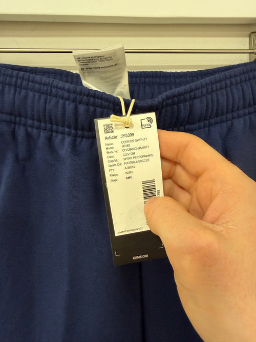 Adidas Custom Entrada 26 Sweatpants Youth Blue