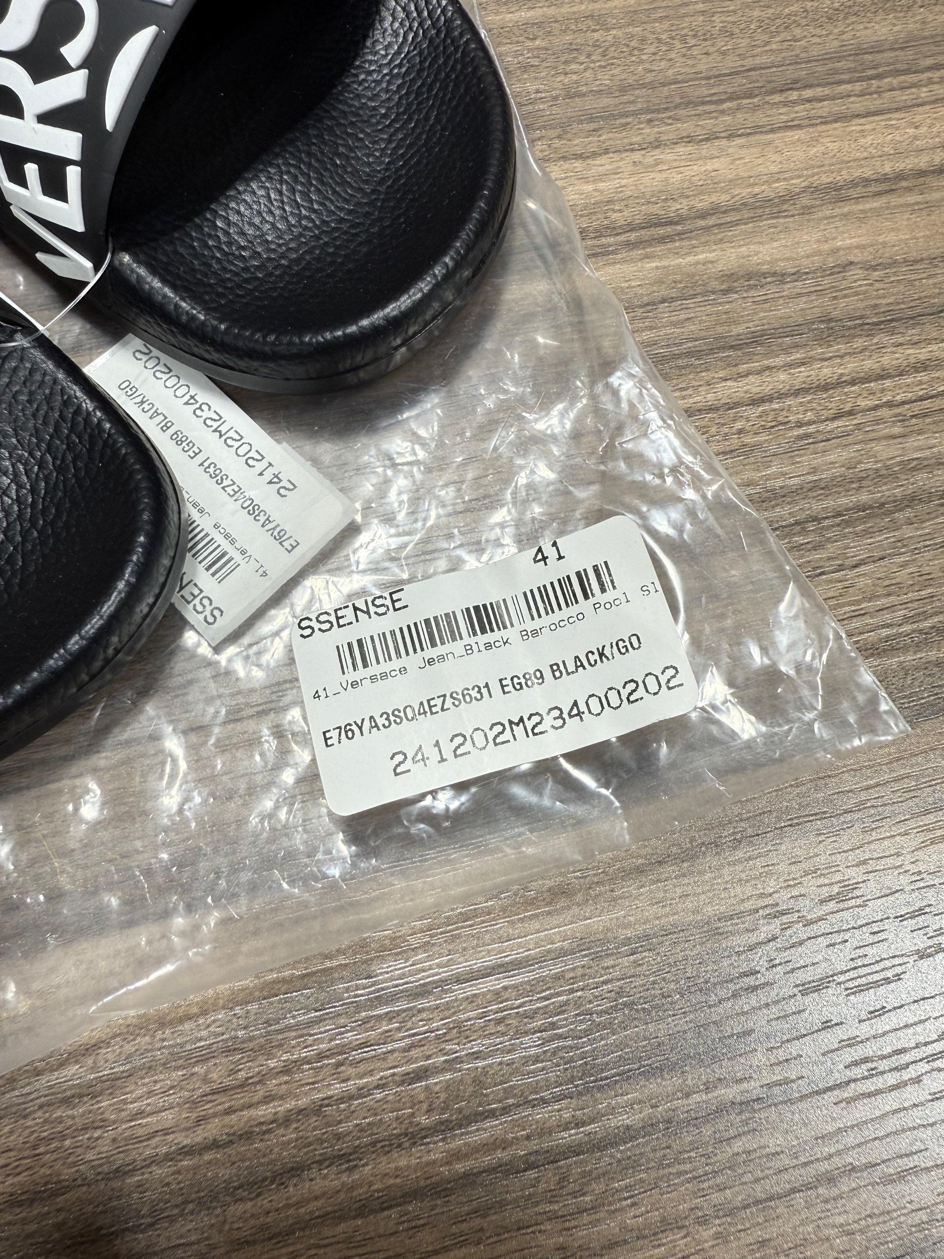 Versace Couture Slides Sz 41